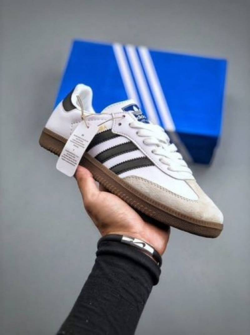 Adidas Samba White Black Men Sneakers Fixx