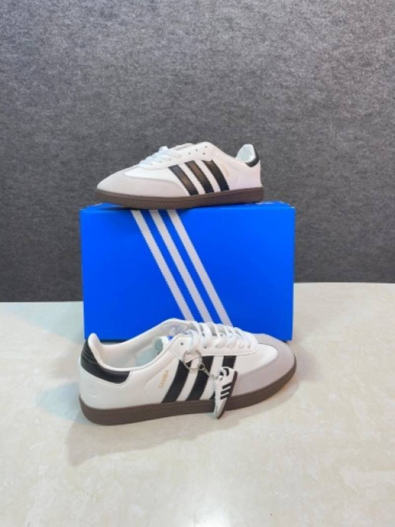Adidas Samba White Black Men Sneakers Fixx