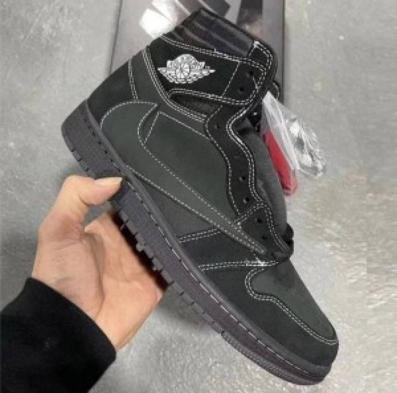 Nike Jordan 1 Retro Low OG SP TRAVIS SCOTT Black Phantom