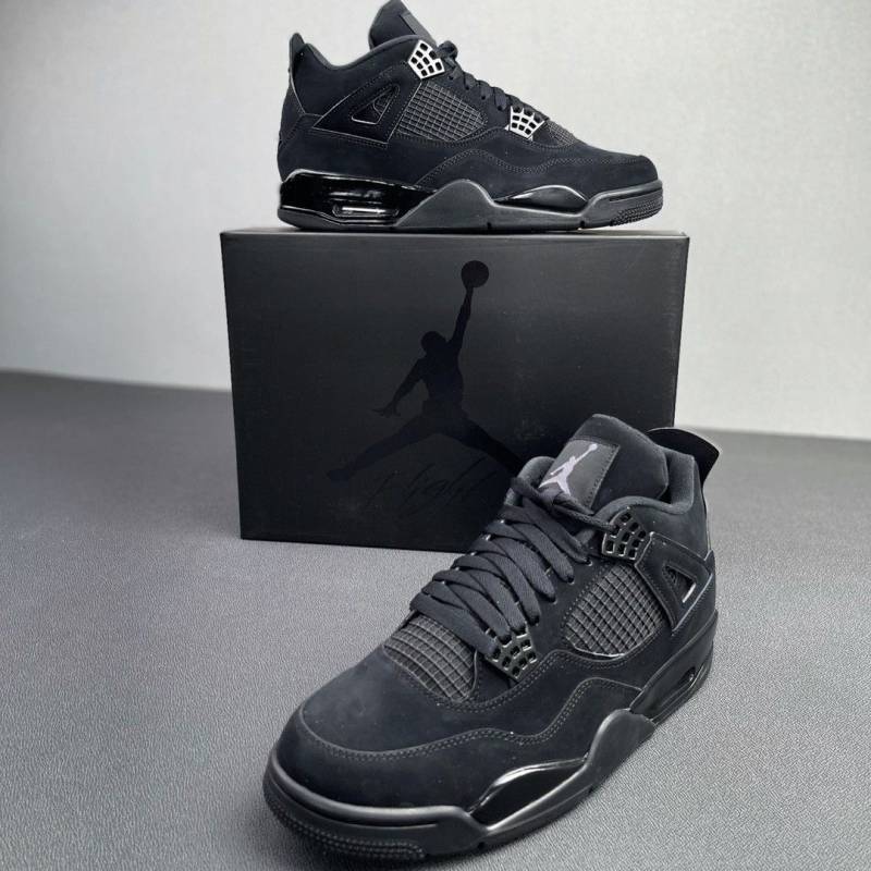 Nik.e Air Jordan 4 Black Cat Semi UA
