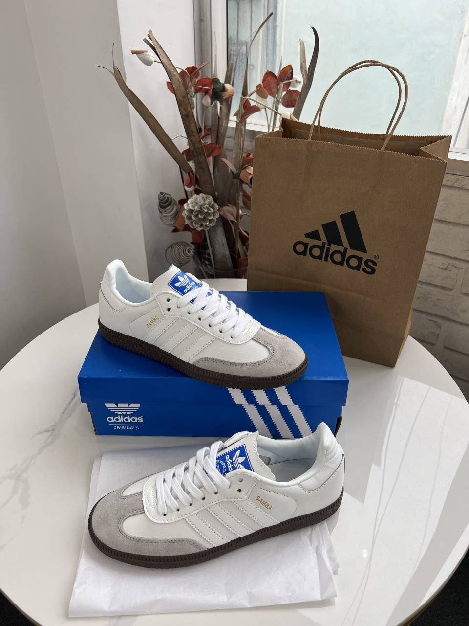 Adida ss Samba cloud White As2