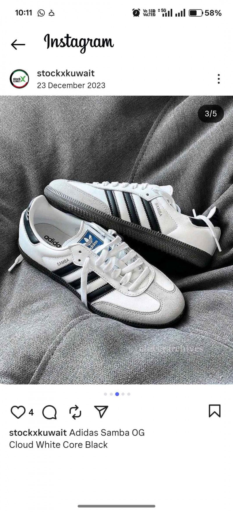 Adidasss samba white mens