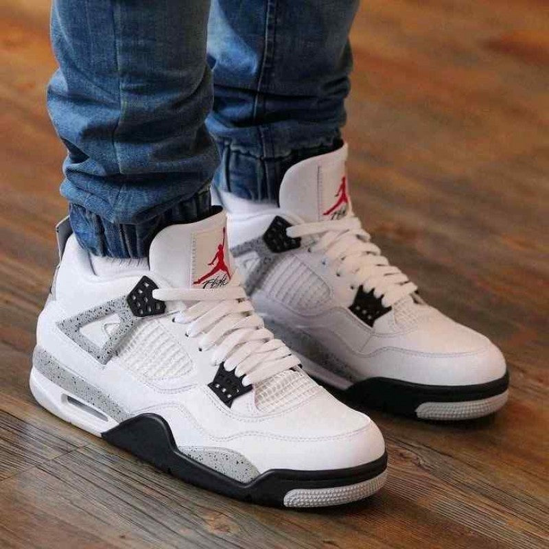 Air Jorda.n Retro 4 White Cement