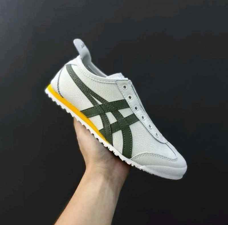Onitsuka Tiger Mexico 66 Slip On Leather Cream Olive 258