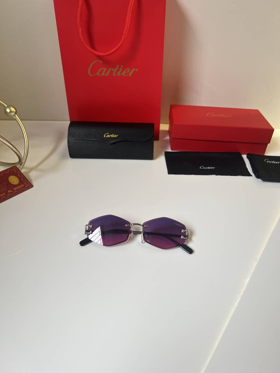 Cartieer 5123 purple with multi