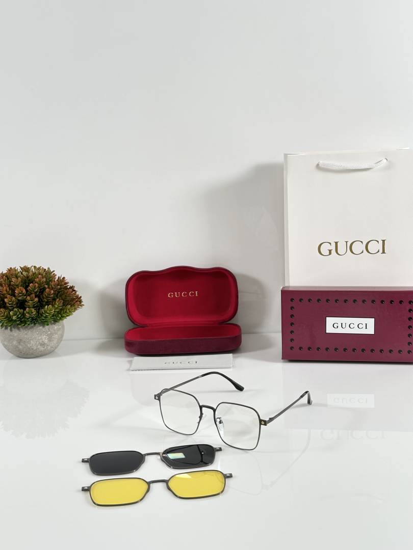 Gucci 1016 Attachment Gun Black White Black Yellow