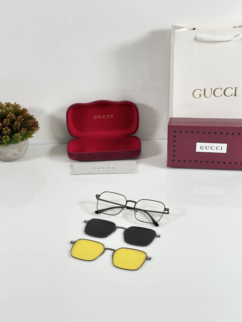 Gucci 1016 Attachment Gun Black White Black Yellow