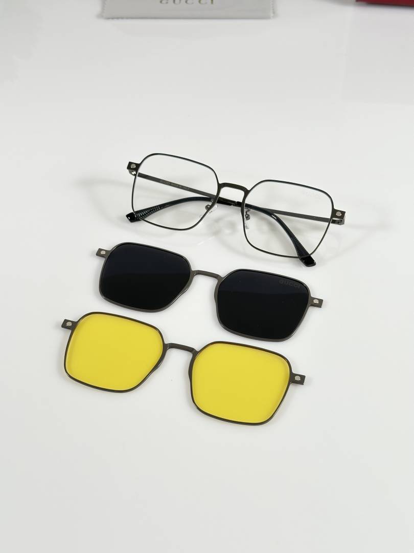 Gucci 1016 Attachment Gun Black White Black Yellow