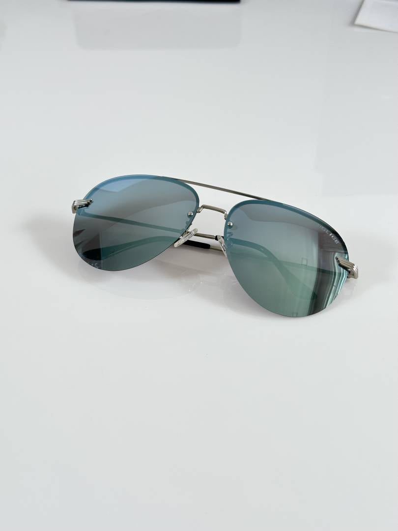 Police 5869 Silver Blue Mercury
