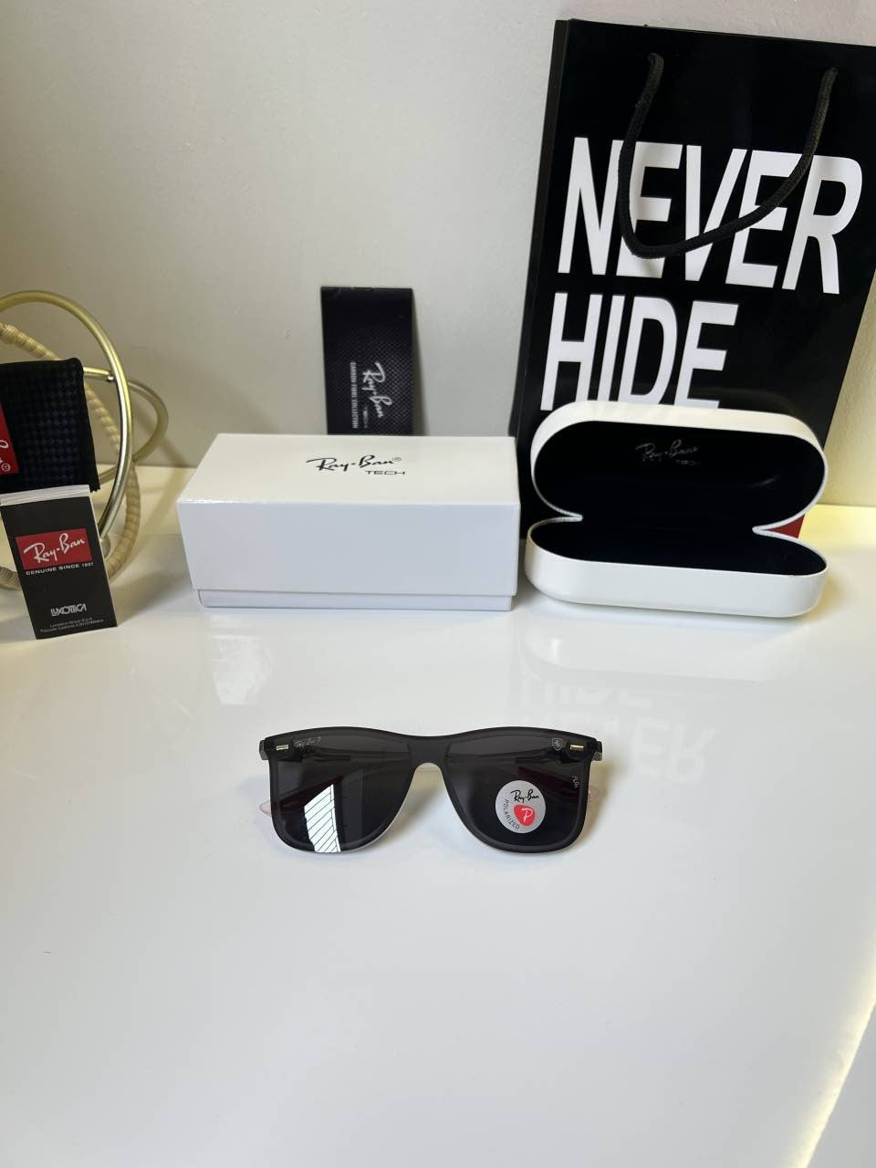 Rayban 1006 grey black