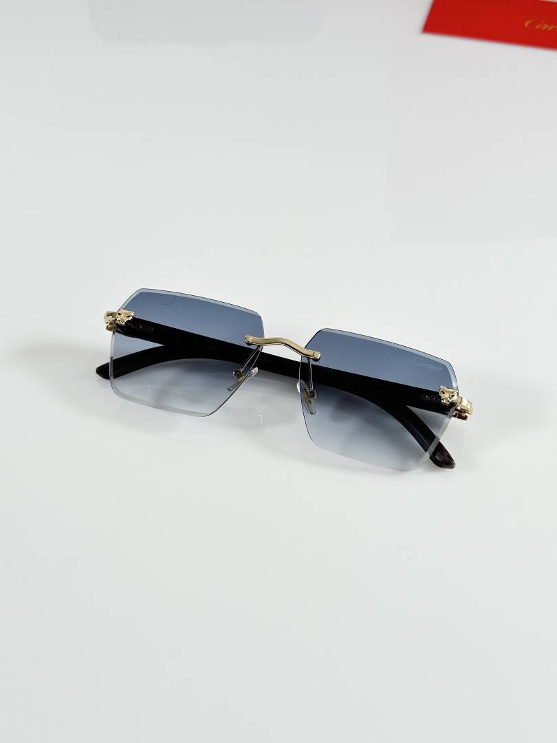 Cartier 3064 Gold Blue DC