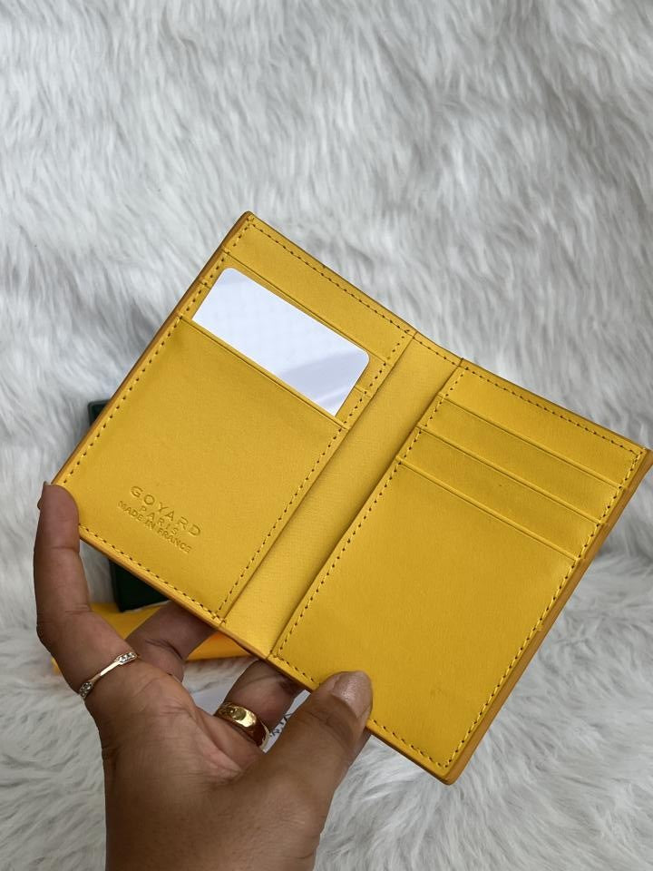 Goyard GG-1 Saint Marc Card Holder With Original Box & Dust Cover Packing Highend Premium Leather