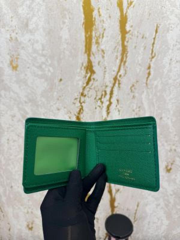 GOYARD SAINT PREMIUM WALLET GOYARDINE COATED BI FOLD (GOYARD - AAA60223 GREEN)