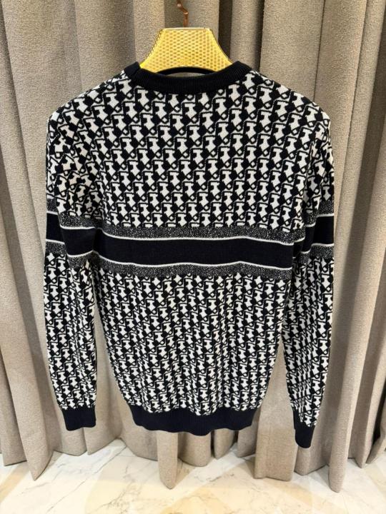 Christian Dio_r Signature Sweatshirt Black