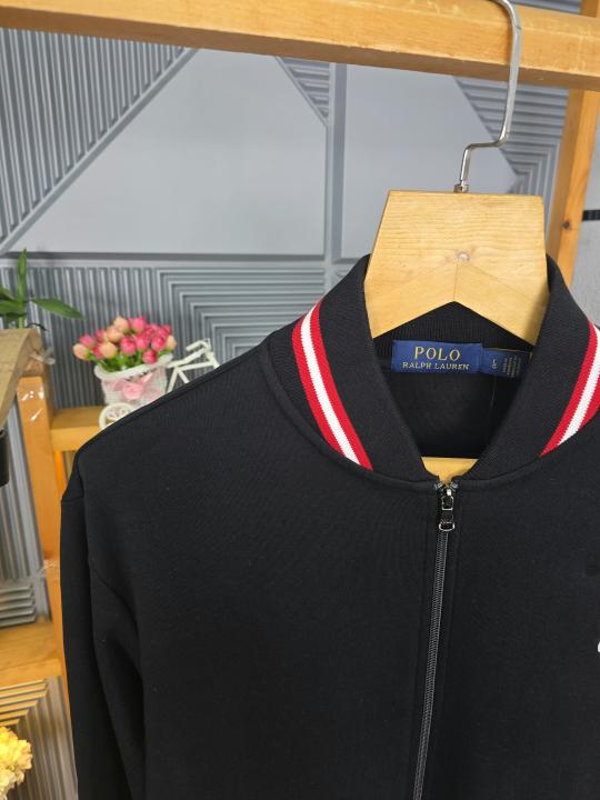 RL Polo Zipper Jacket Black K173-BK