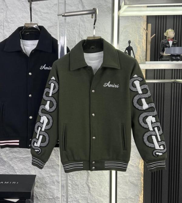Amiri.100%.Imported.Green.Shubhmann.Gill.Edition.Very.Premium.Designer.Varsity.Jacket.MR