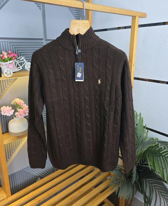 R L ZIPPER JACKETS COFFEE M447-CF