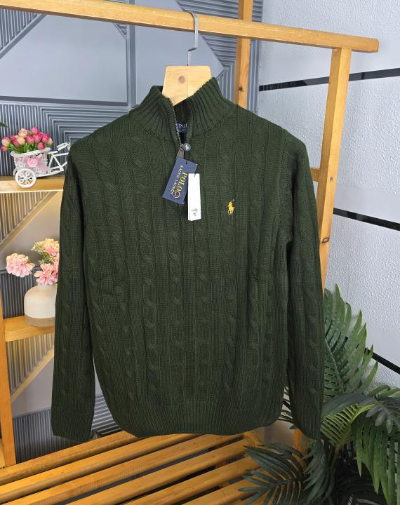 R L ZIPPER JACKETS OLIVE M447-OL