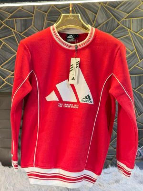 Addidas Red Logo Print Imported Sweatshirt (1920)