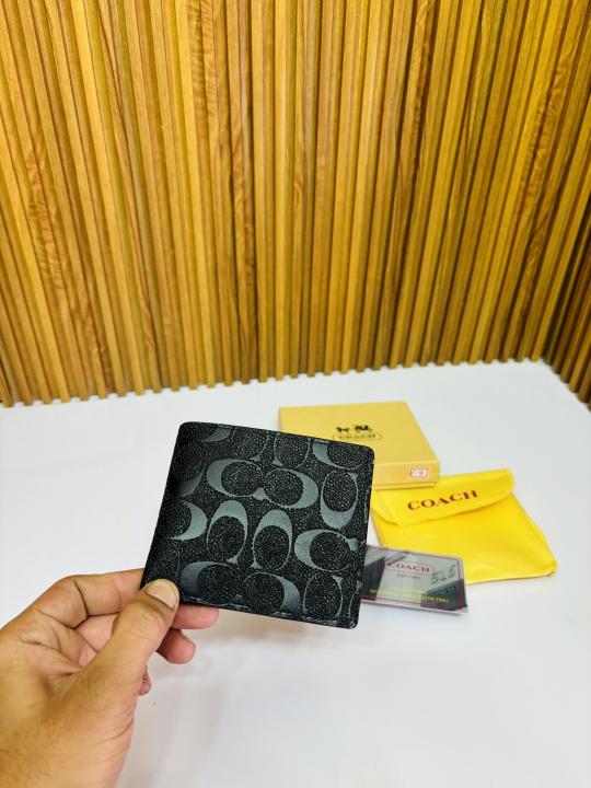 08 COAC H FULL BLACK PREMIUM QUALITY WALLET
