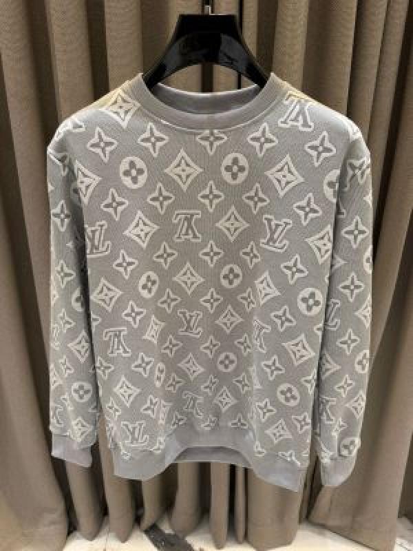 Louis_vuitton imported sweatshirt Grey