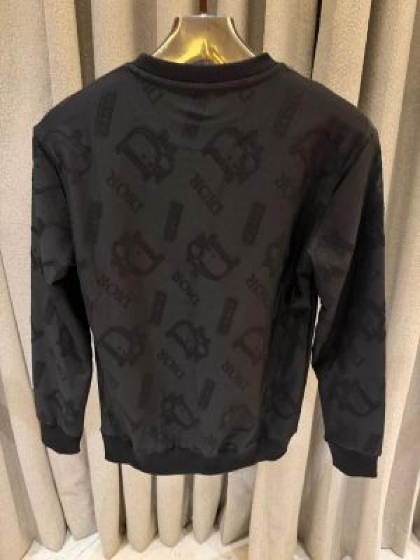 Christian Dio_r Pocket Full Monogram Sweatshirt Black