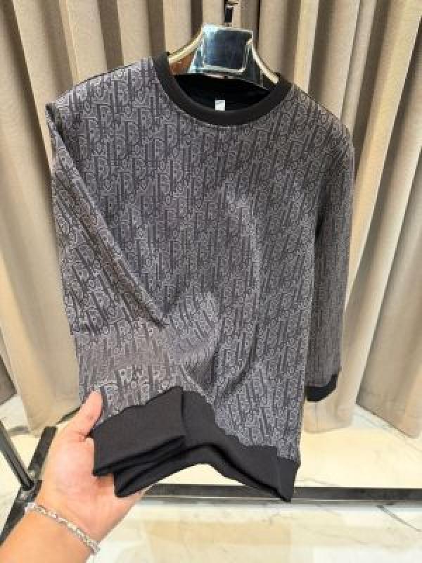 Dio_r Full Monogram Sweatshirt Black