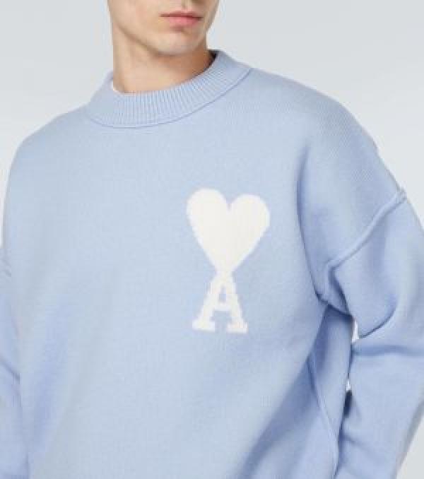 Ami_Paris imported sweatshirt Sky blue
