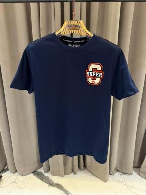 Super Dry Round Neck T-shirt Navy