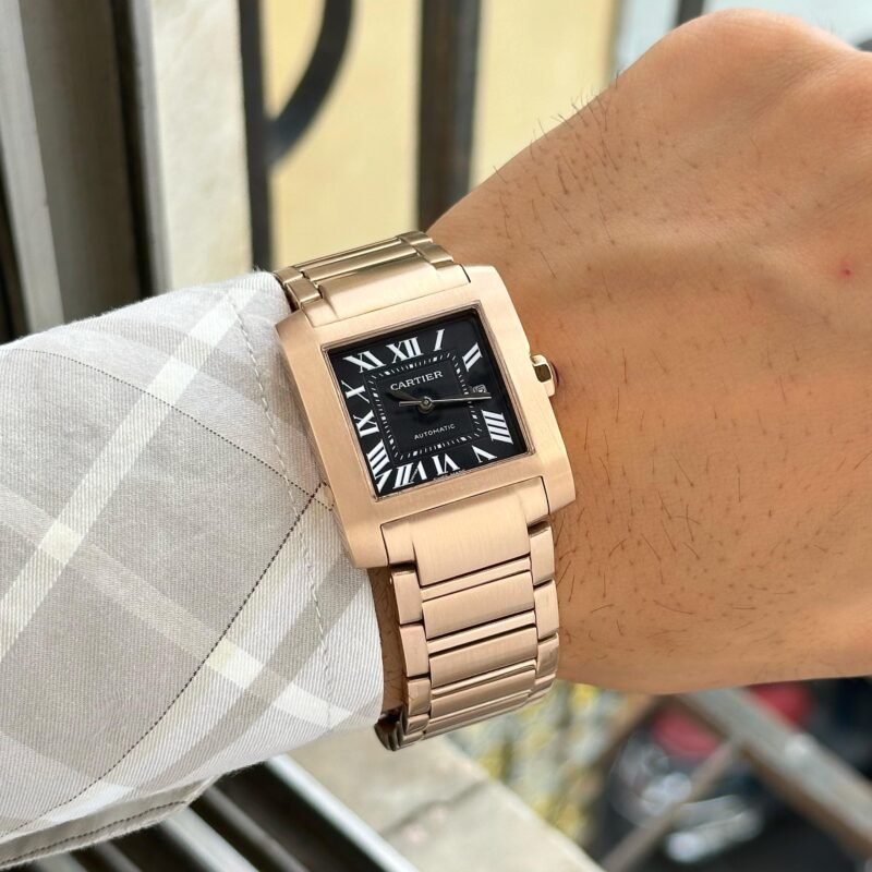 Cartier Tank Francaise Rose gold