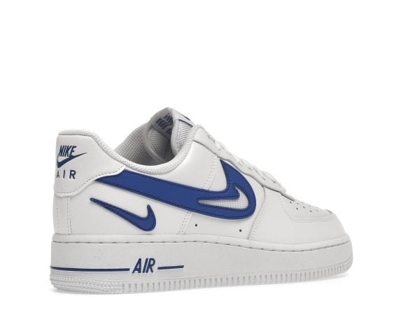 AF 1 CUT OUT SWOOSH WHITE GAME ROYAL
