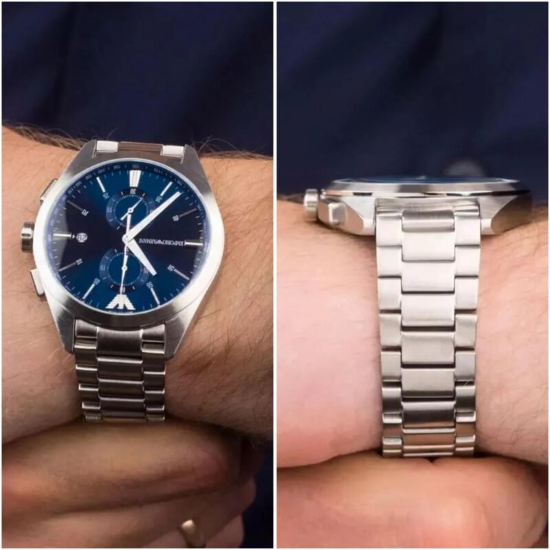 Emporio Armani Blue Sunray Dial