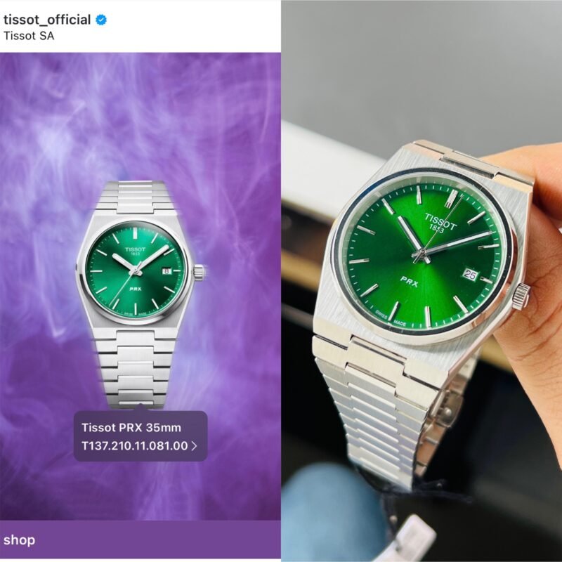 Tissot Prx Green Qurtz
