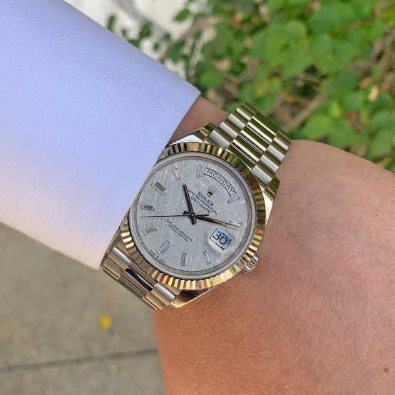 Rolex Day Date Marble Brown