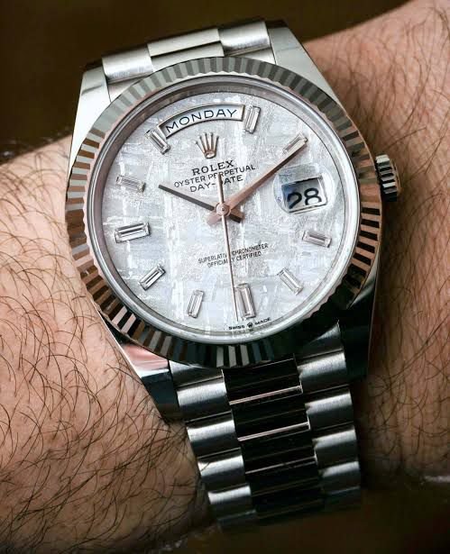 Rolex Day Date Marble Brown