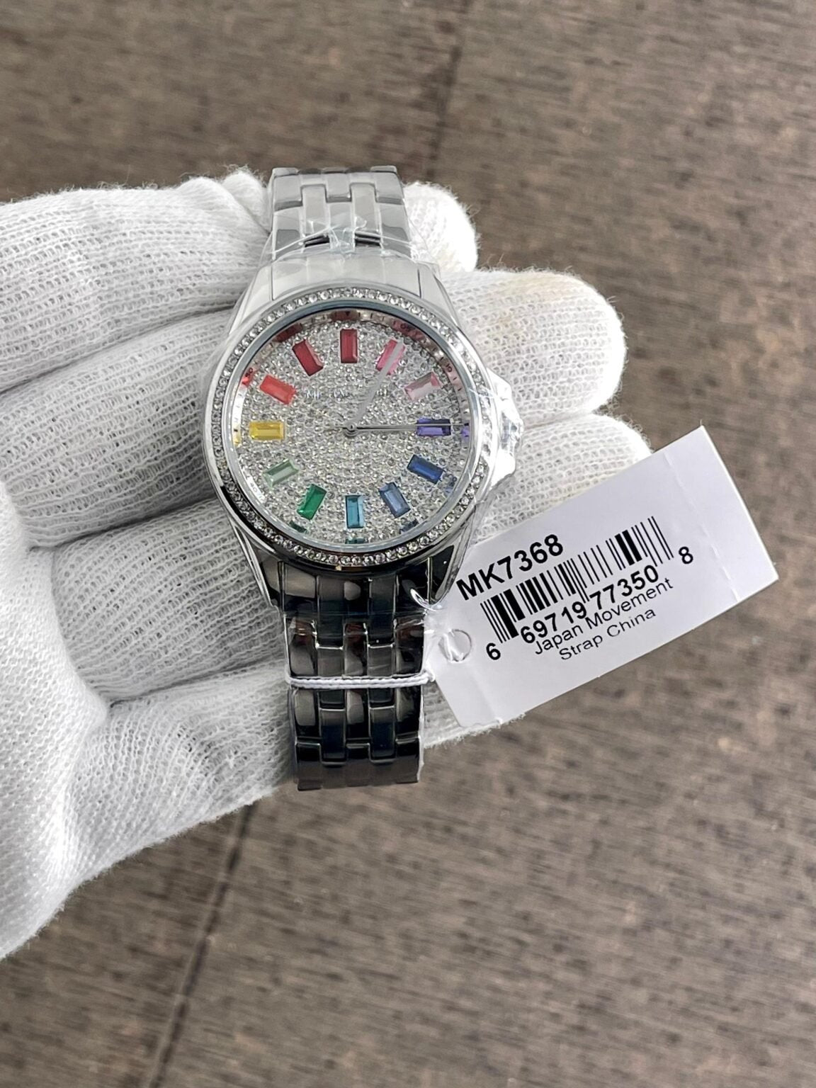 Michael Kors Mini Pilot Baguette Rainbow