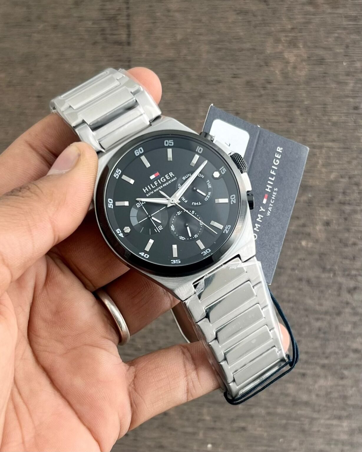 TOMMY HILFIGER DEXTER STAINLESS STEEL