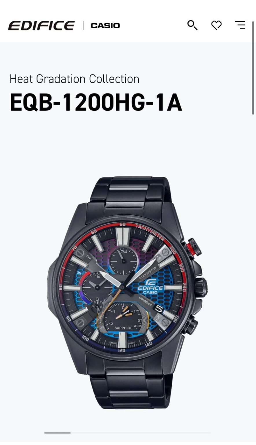 Edifice Casio Collection UA Grade