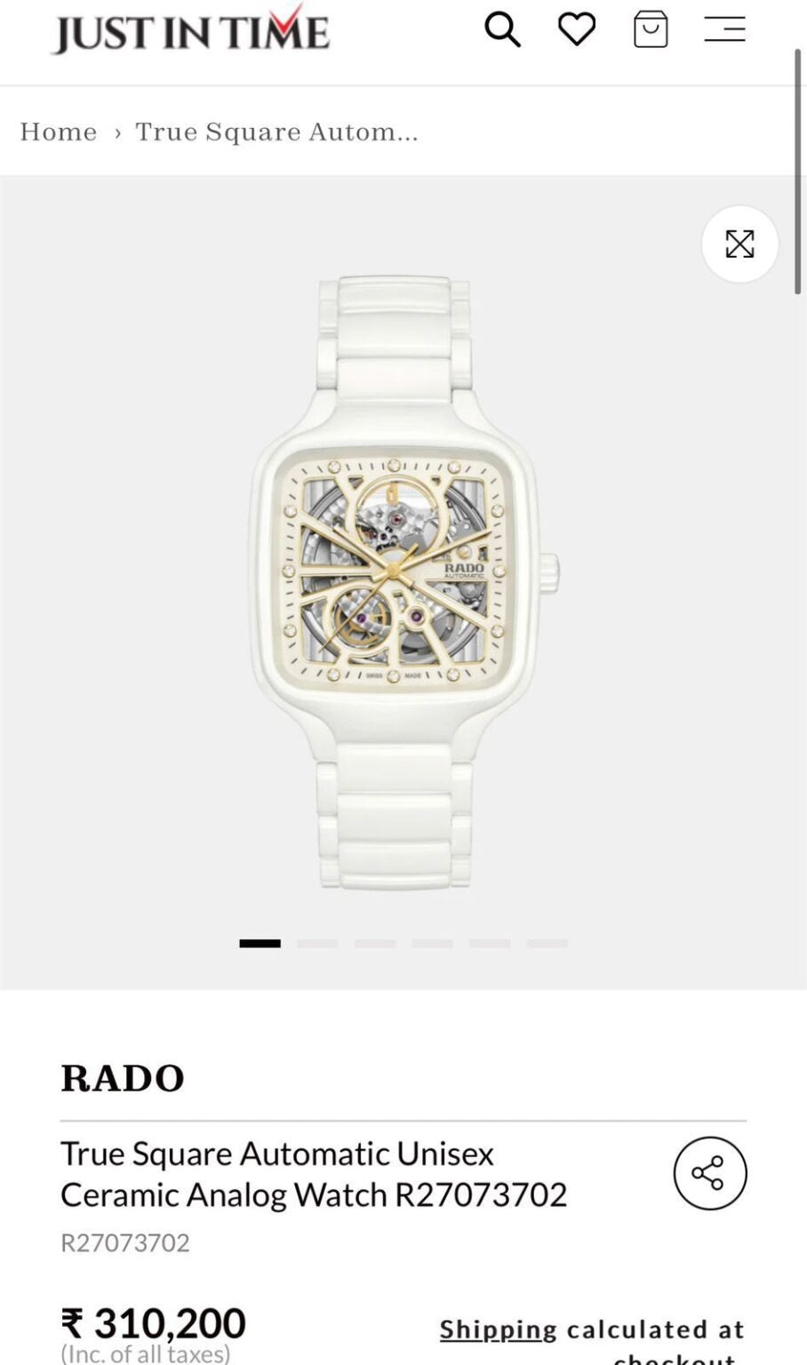 Rado White Ceramic Series
