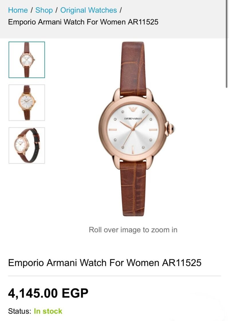 ARMANI EXCHANGE QUARTZ CRYSTAL