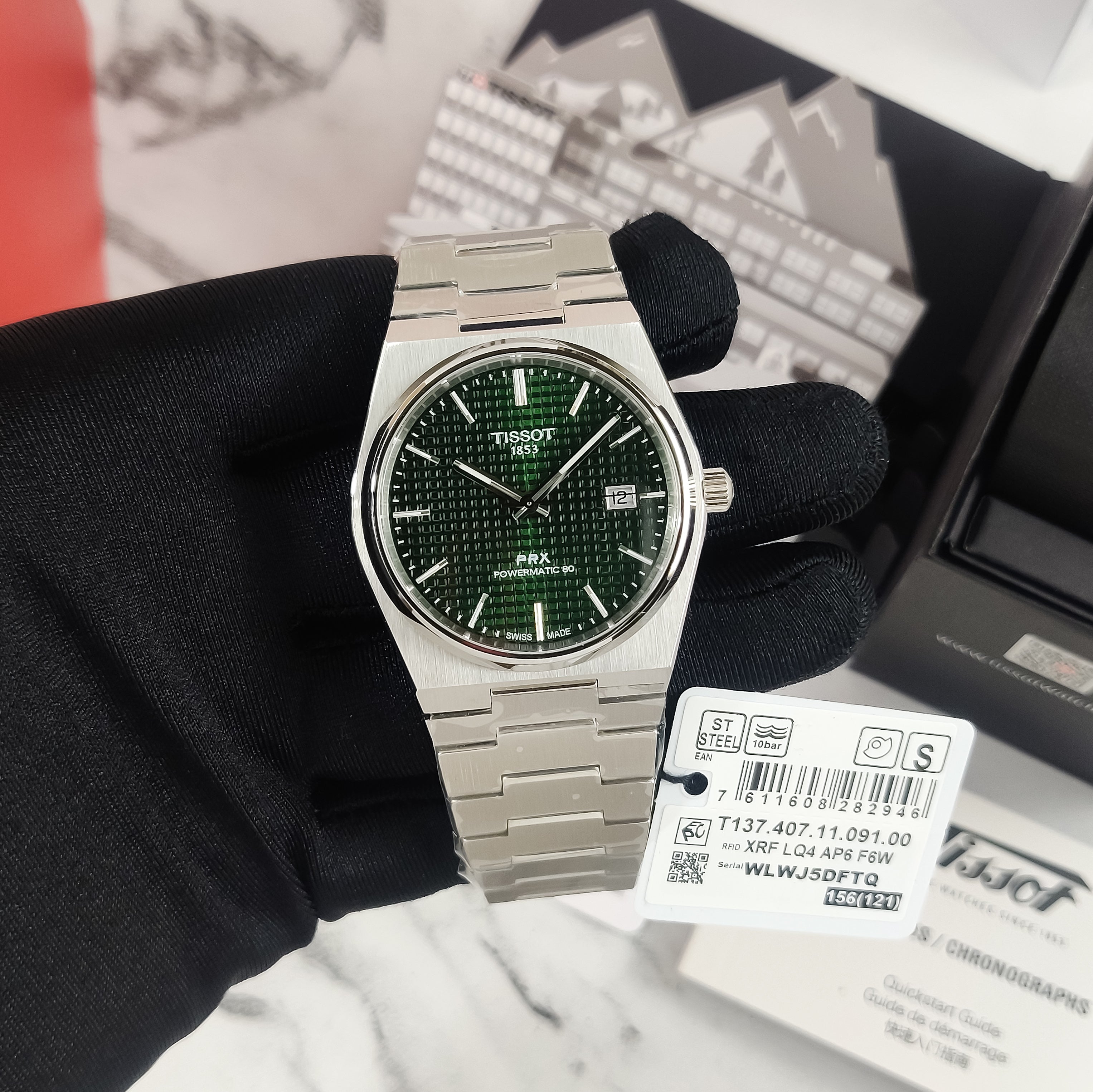 Tissot PRX Powermatic 80 – T137.407.11.091.00 | UA Grade | 80-Hour Automatic