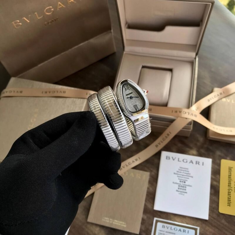 BVLGARI Serpenti Spiga- Silver