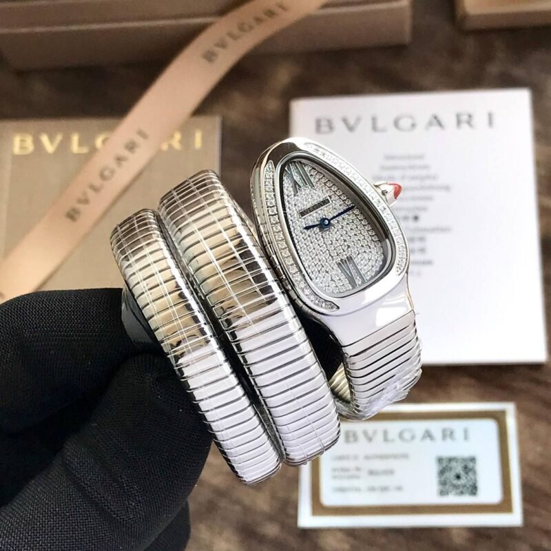 BVLGARI Serpenti Spiga- Silver