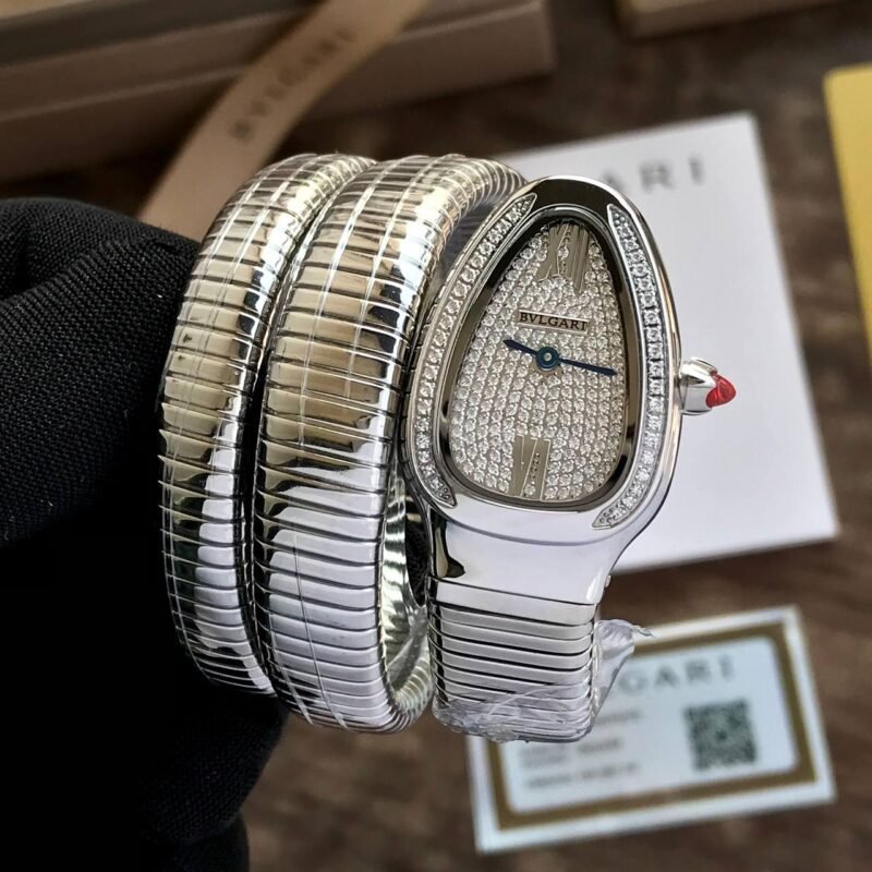 BVLGARI Serpenti Spiga- Silver