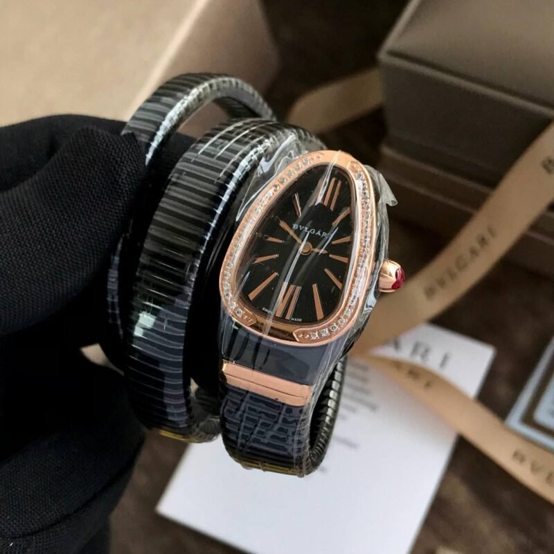 BVLGARI Serpenti Spiga Darkblack