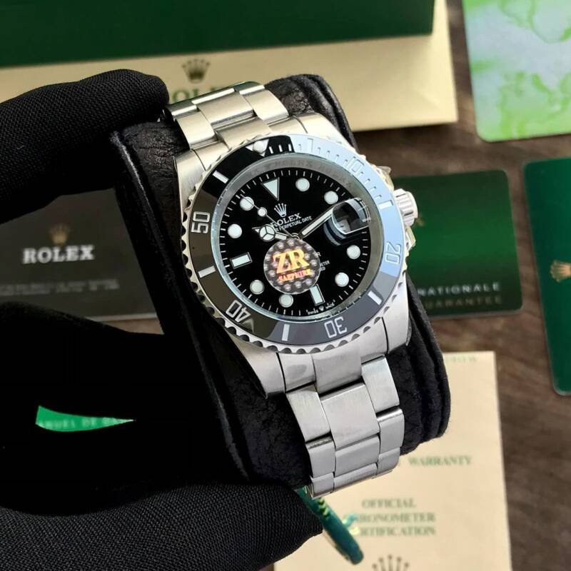 Rolex Submariner Silver Black