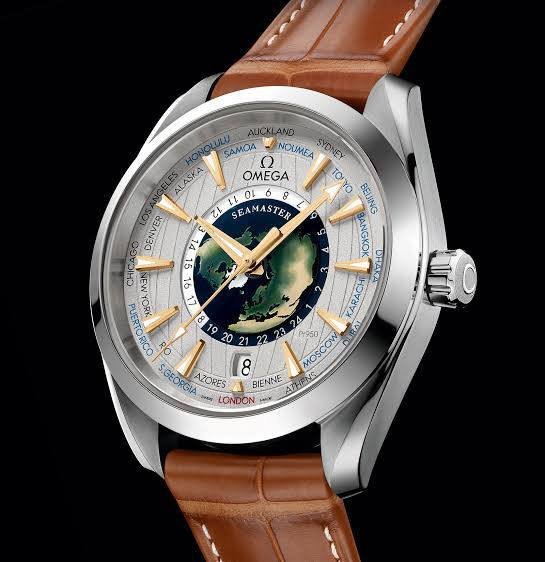 Omega Seamaster Co-Axial Aquatera WorldMap