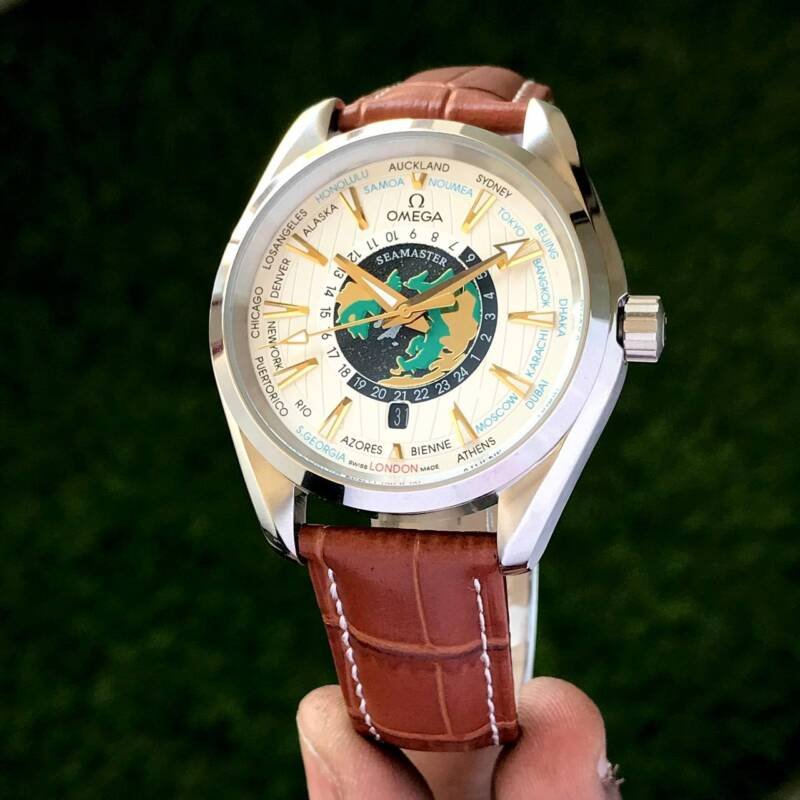Omega Seamaster Co-Axial Aquatera WorldMap