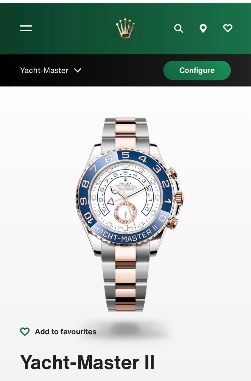 Rolex Yacht-Master II GMT Oyester Perpetual Stainless