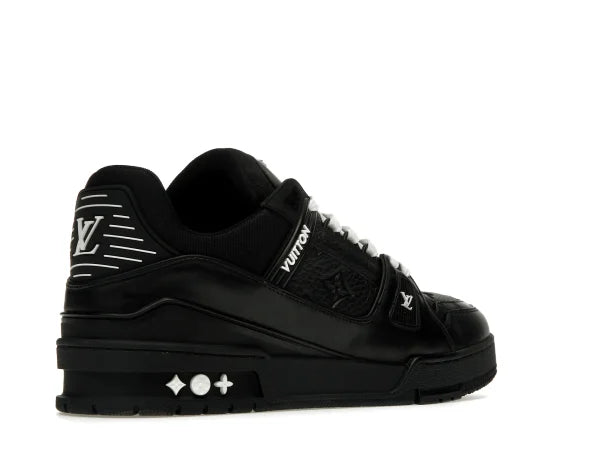 LV TRAINER BLACK EMBOSSED MONOGRAM